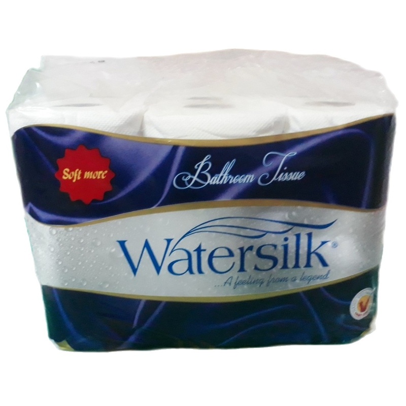 Giấy vệ sinh Watersilk 12 cuộn