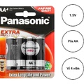 Pin tiểu Panasonic AA vỉ 4 viên