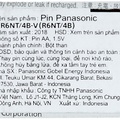 Pin tiểu Panasonic AA vỉ 4 viên