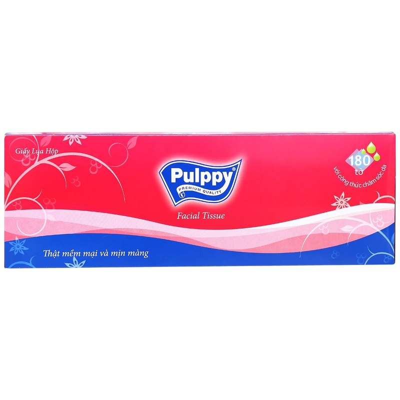 Khăn giấy Pulppy 180 tờ hộp