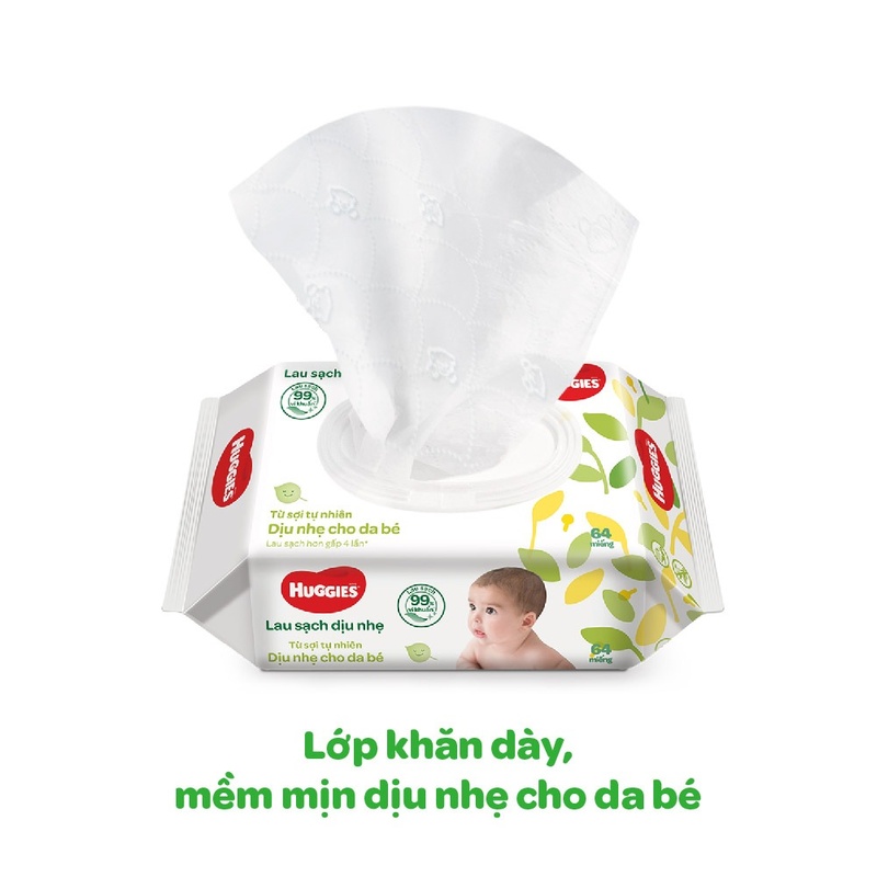 Khăn ướt Huggies 64 miếng