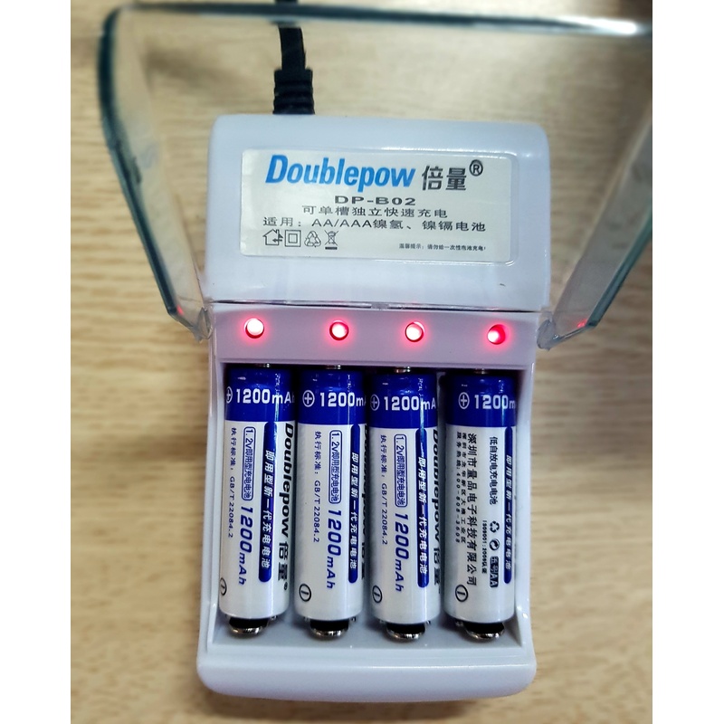 Pin tiểu sạc Doublepow AA 1200mah