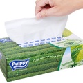 Khăn giấy hộp Pulppy trà xanh 2 lớp 100 tờ