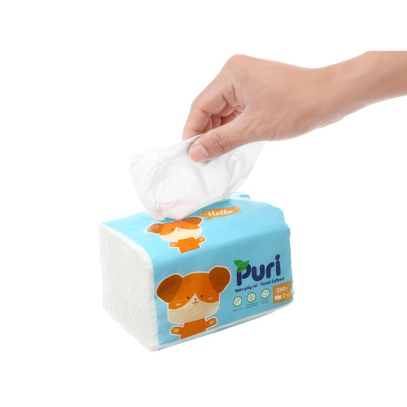 Khăn giấy Puri 2 lớp 250 tờ