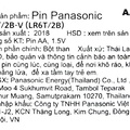 Pin tiểu Alkaline AA LR6T/2B-V Panasonic vỉ 2 viên