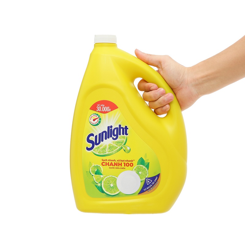 Nước Rửa Chén Sunlight 3.6 Kg / 3.48 L