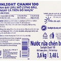 Nước Rửa Chén Sunlight 3.6 Kg / 3.48 L