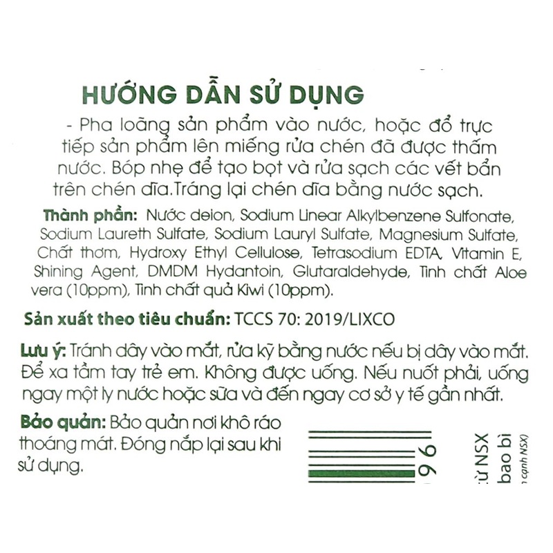 Nước Rửa Chén On1 735 ml