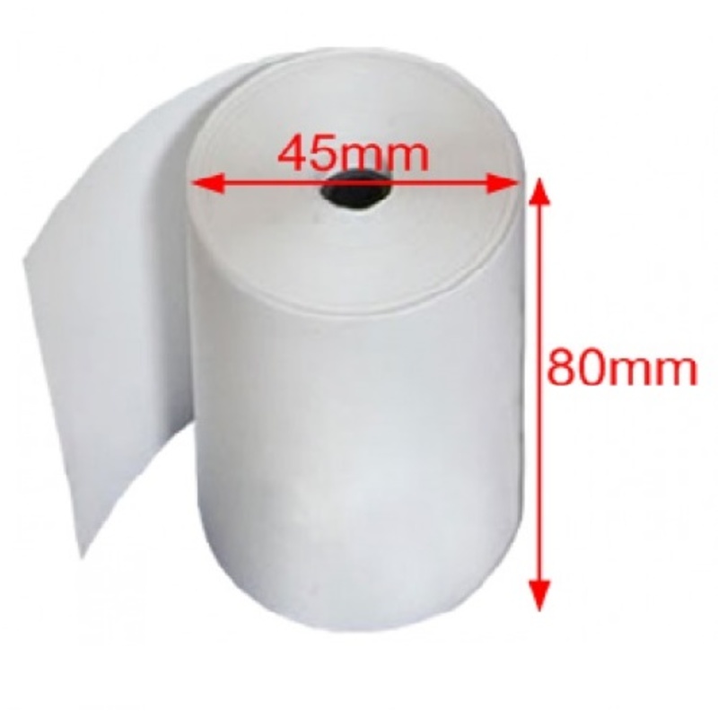 Giấy in nhiệt OJI Paper k80 Ø 45mm