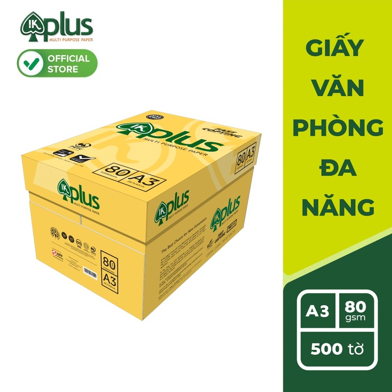 Giấy A3 IK Plus 80gsm