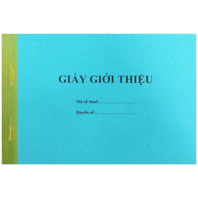 Giấy giới thiệu 2 liên