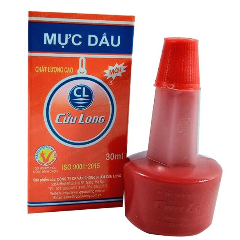 Mực dấu Cửu Long 30ml