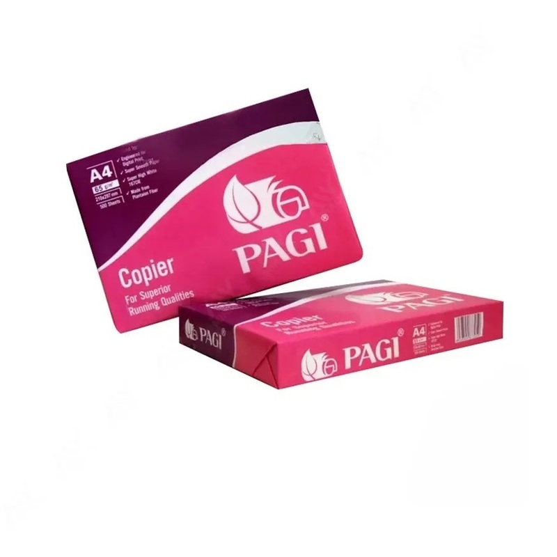 Giấy Pagi 65 gsm A4 màu hồng