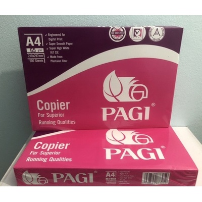 Giấy Pagi 65 gsm A4 màu hồng