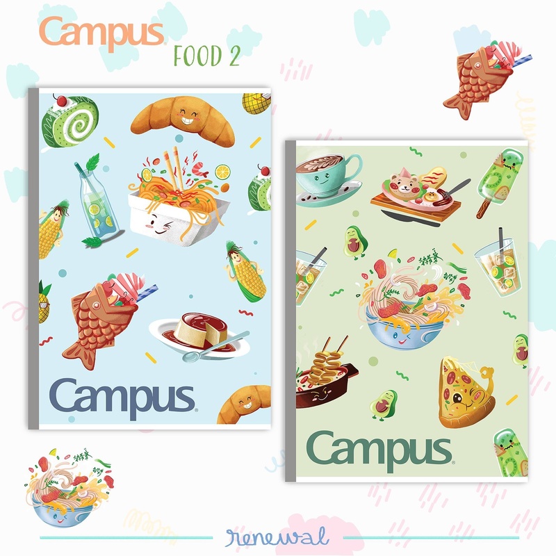 Vở campus 120 trang dòng kẻ ngang