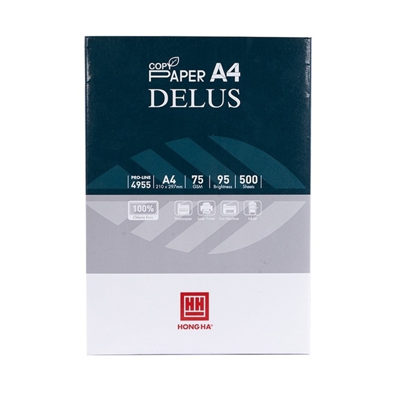 Giấy A4 Hồng Hà Delus