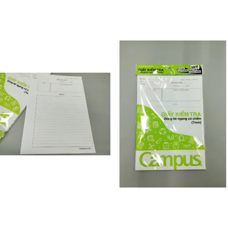 Giấy kiểm tra Campus có chấm TP-BS70G-25