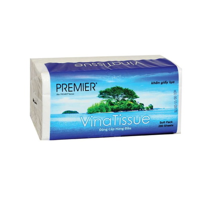 Khăn giấy ăn VinaTissue Premier 2 lớp