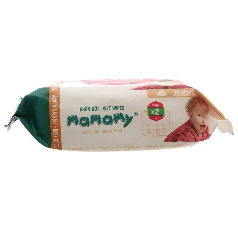 Giấy khăn ướt Mamamy 30 tờ