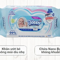 Khăn ướt Bobby 80 miếng không mùi