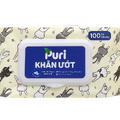 Khăn ướt Puri không mùi 100 tờ