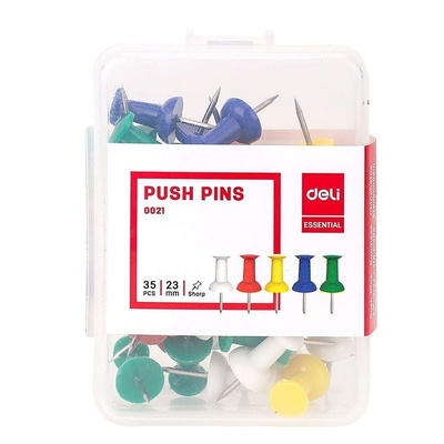 Ghim mũ nhựa màu Deli 0021