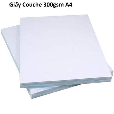 Giấy Couche 300gsm A4