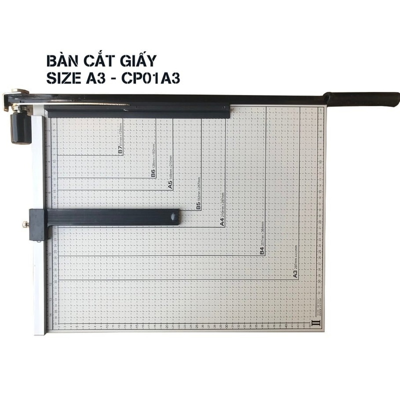 Bàn cắt giấy A3 Deli 8012