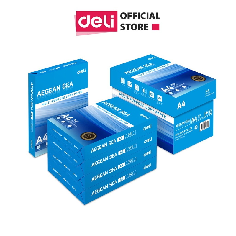 Giấy a4 Deli 70 gsm