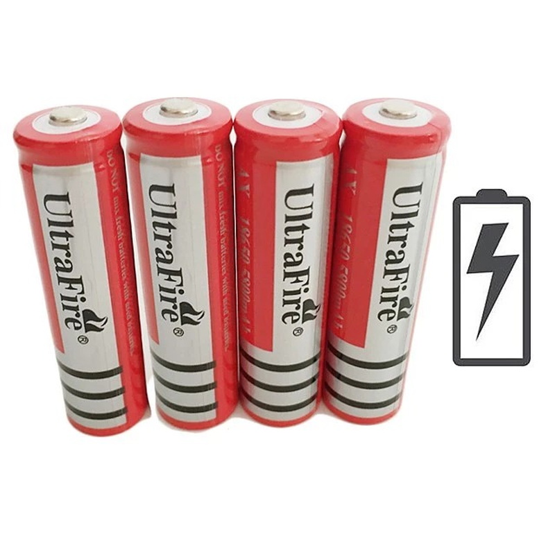 Pin Ultrafire 18650 4200mAh 4.2V dùng trong các thiết bị đòi hỏi nguồn điện lớn như đèn pin LED siêu sáng hay laser cầm tay