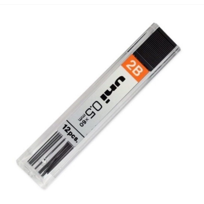 Chất lượng bột ruột chì kim Uni Nhật 0.5mm đậm giúp bản vẽ, chữ viết rõ ràng và dễ nhìn hơn