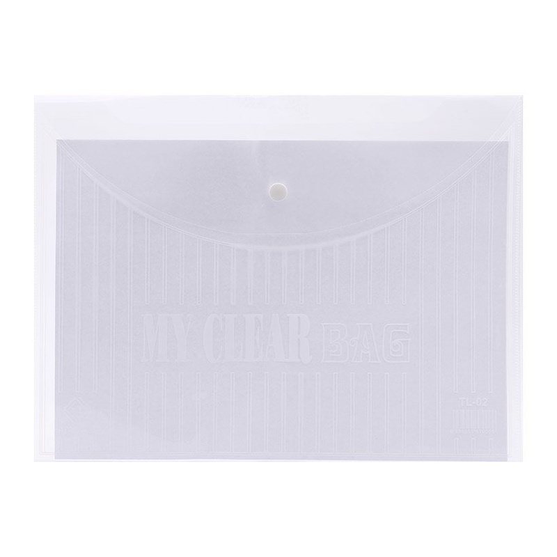 Túi Clearbag khổ A mỏng được thiết kế tỉ mỉ, tăng cường khả năng đóng mở linh hoạt