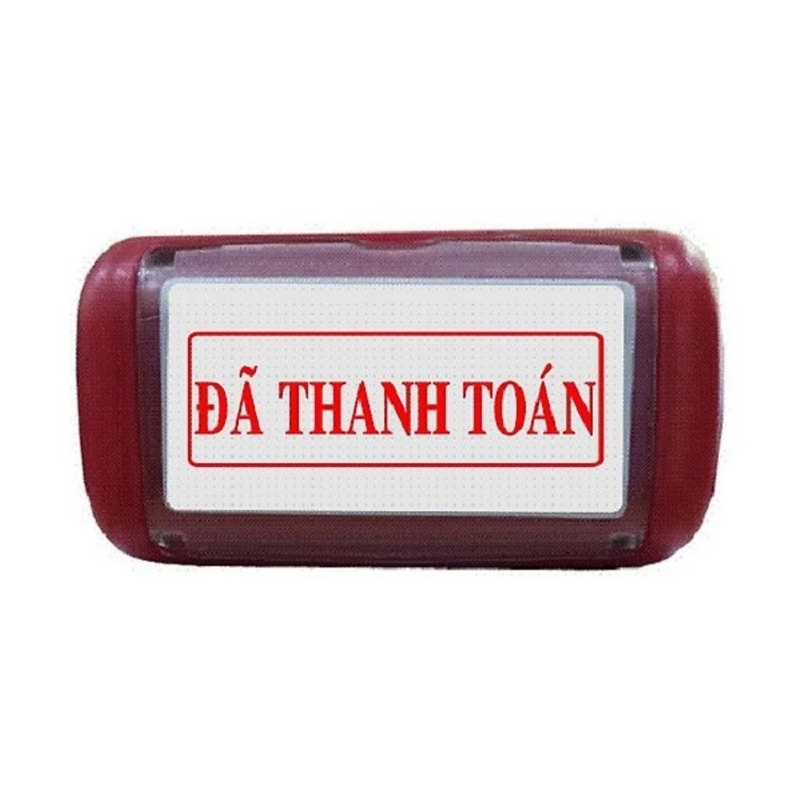Con dấu in sẵn đã thanh toán tạo sự minh bạch trong giao dịch