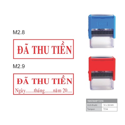 Con dấu đã thu tiền