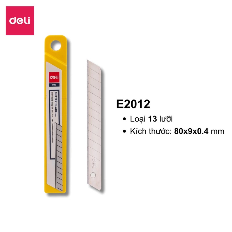 Lưỡi dao nhỏ Deli E2012