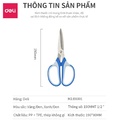 Kéo Deli nhỡ 6001 19cm