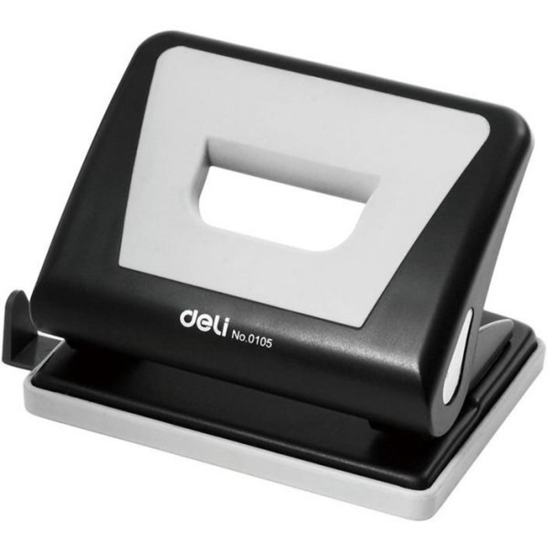 Đục lỗ trung 105 Deli 15 tờ thiết kế 2 lỗ tiện nghi hiện đại