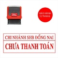 Con dấu chưa thanh toán
