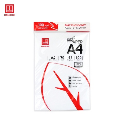 Giấy in Hồng Hà Copy Paper A4 4951