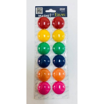 Vỉ 12 Nam Châm To 30 mm Eras E532