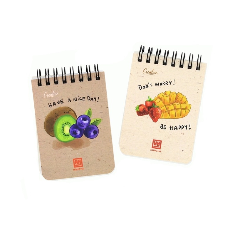 Sổ lò xo A7 200 trang Creative Hồng Hà gáy dễ mở, nhỏ gọn, dễ mang theo
