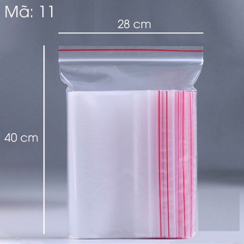 Túi zip số 1 kích cỡ 5cm x7cm từ nhựa nguyên sinh LDPE, không pha tạp, không mùi