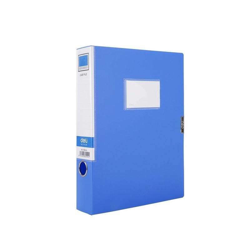 File hộp gấp A4 7cm Deli