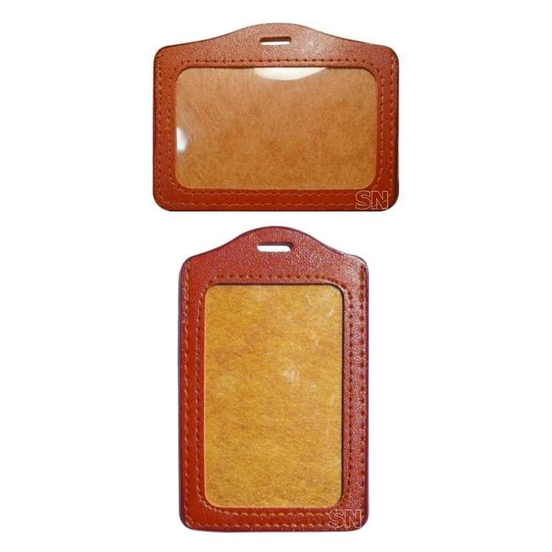 Bảng tên da đứng 8x10cm giữ form ổn định khi sử dụng lâu