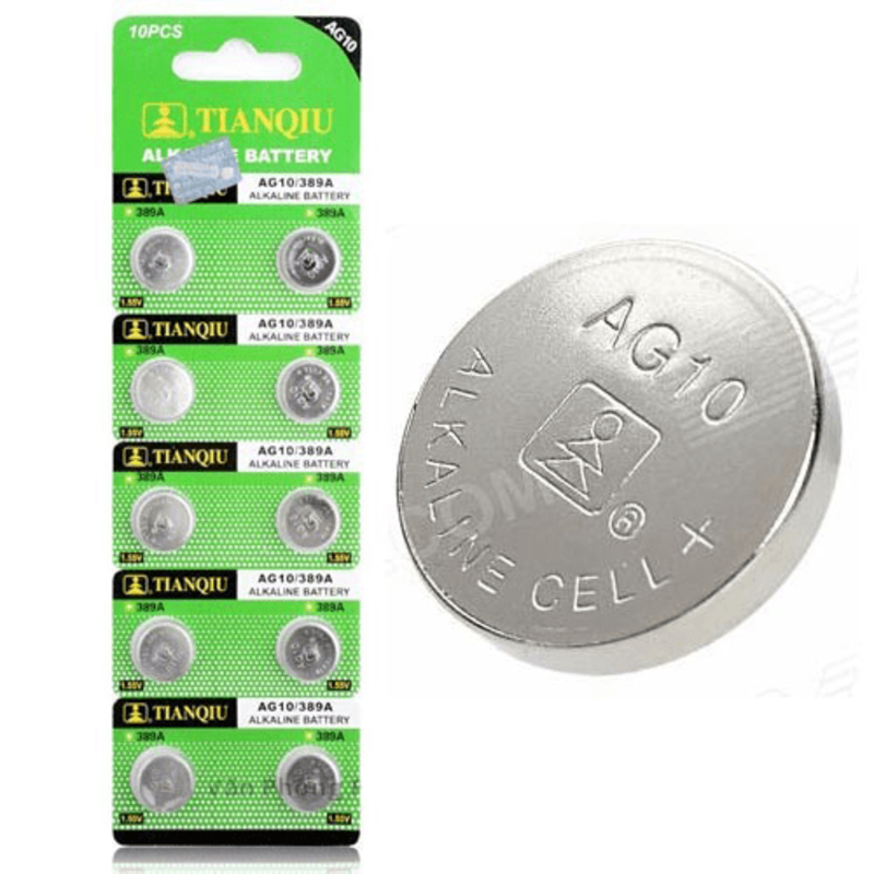 Pin đồng tiền AG10