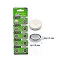 Pin đồng tiền AG10