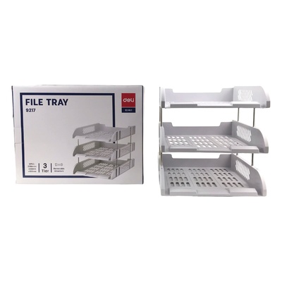 Khay 3 tầng nhựa Deli 9217 cao cấp