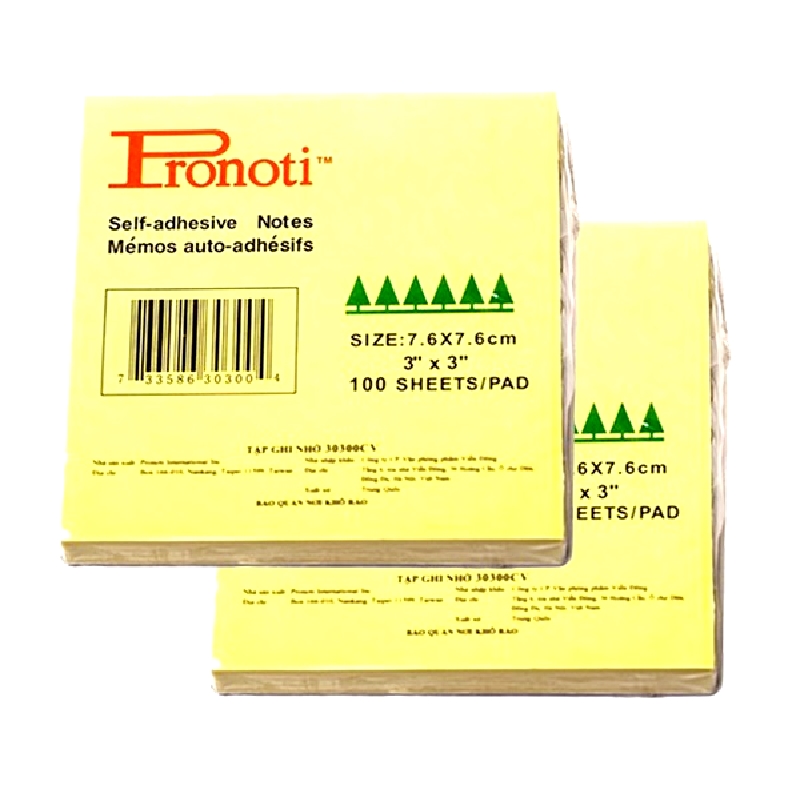 Giấy note vàng Pronoti