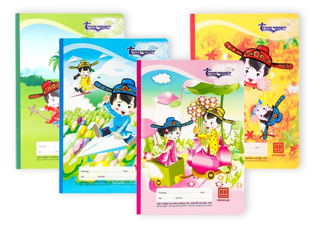 Vở ô ly Hồng Hà 