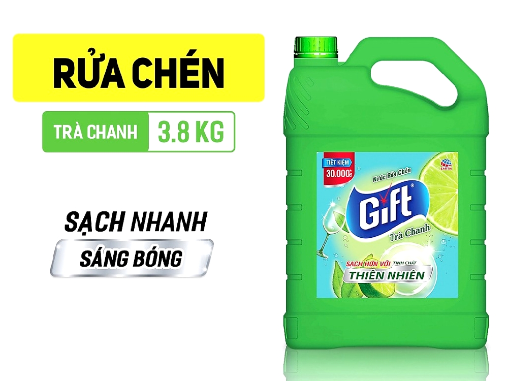 Nước rửa chén Gift hương trà xanh